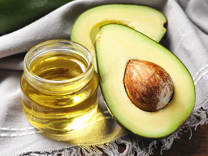 Jar Oil Ripe Fresh Avocado