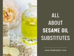 Sesame Oil Substitutes