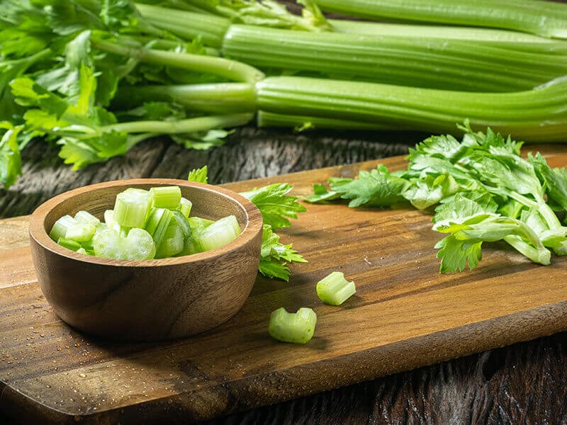 Celery Stalk Leaves