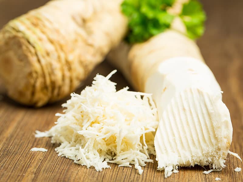 Horseradish On Wooden