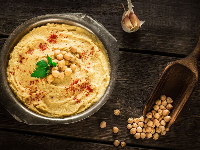 Hummus Metal Bowl