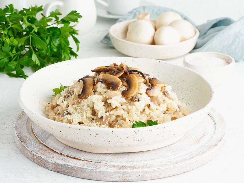 Risotto Mushrooms