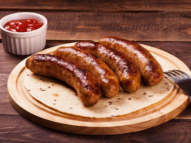 Sausages Sauce Ketchup