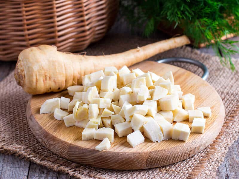 Sliced Parsnips