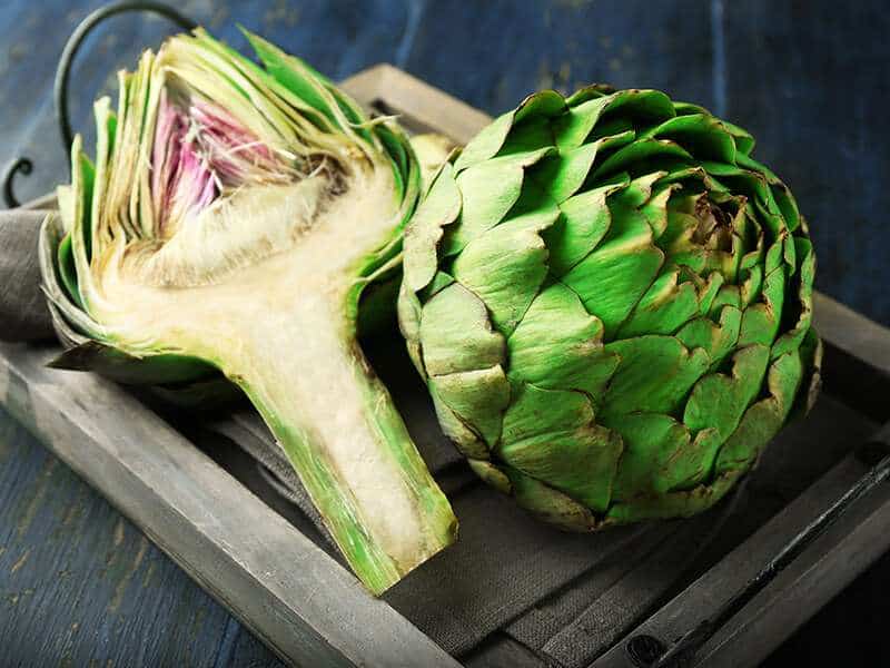 Artichokes On Tray