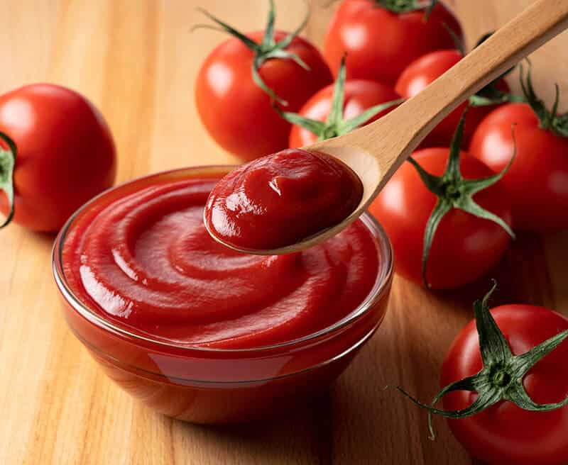 Close Ketchup Tomatoes