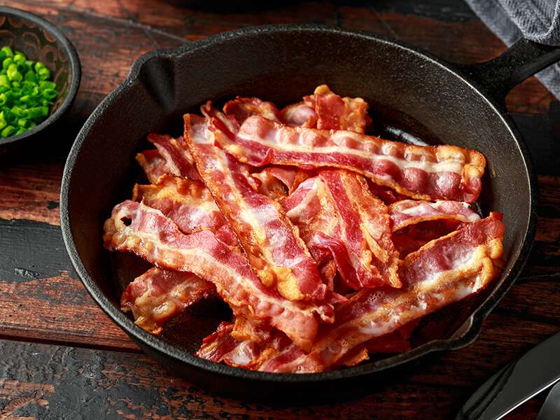 Crunchy Streaky Bacon