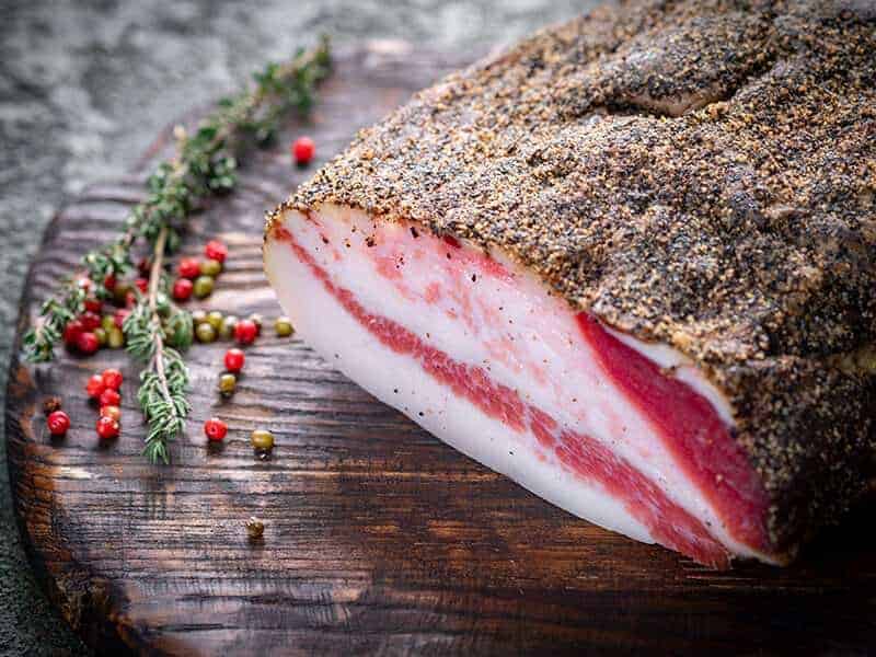 Guanciale Dried Speck Ham