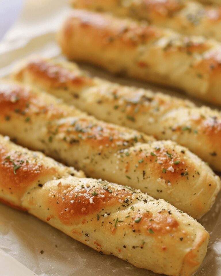 Buttery Garlic Breadsticks Recipe