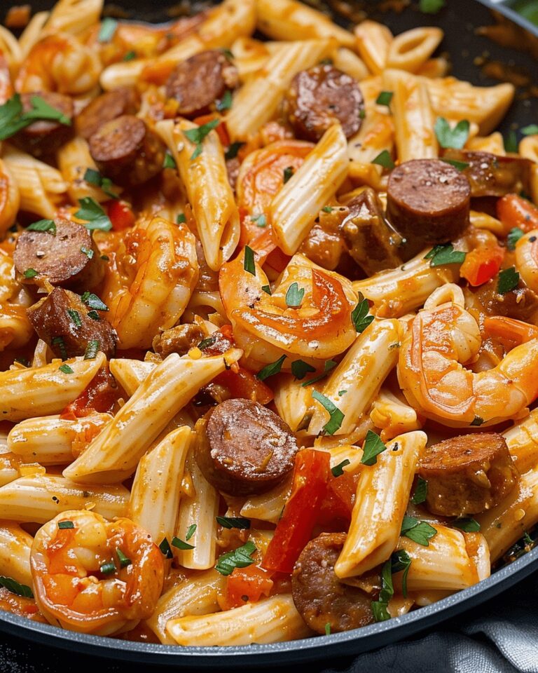 Spicy Cajun Shrimp and Sausage Pasta Recipe