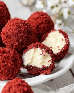 Velvety Red Velvet Cheesecake Bites Recipe