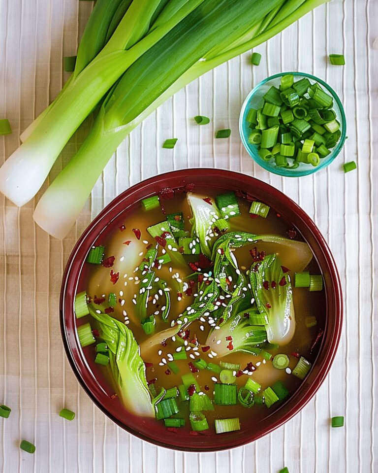 Silky Clear Bok Choy Soup Recipe