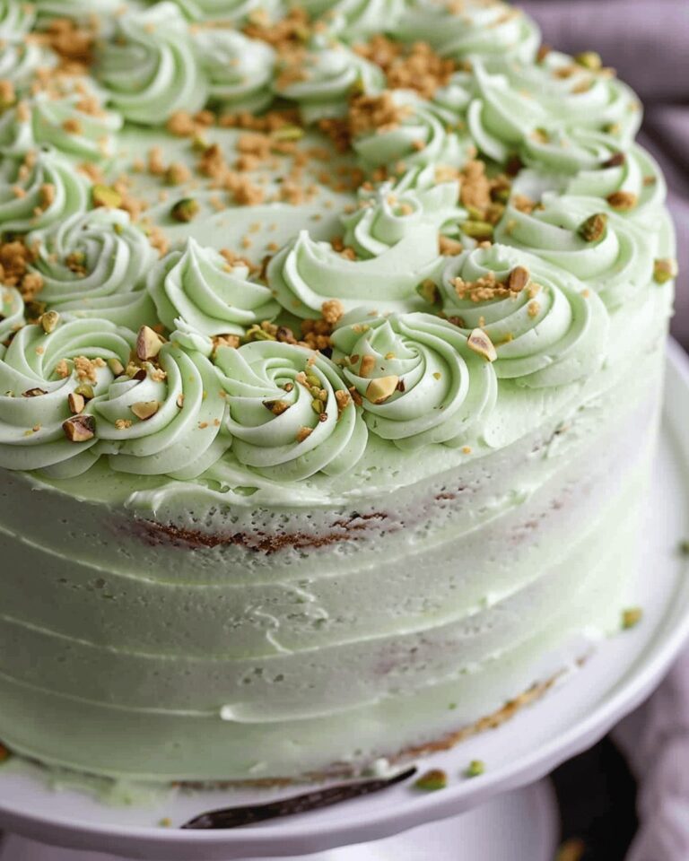 Velvety Vanilla Bean Pistachio Cake Recipe