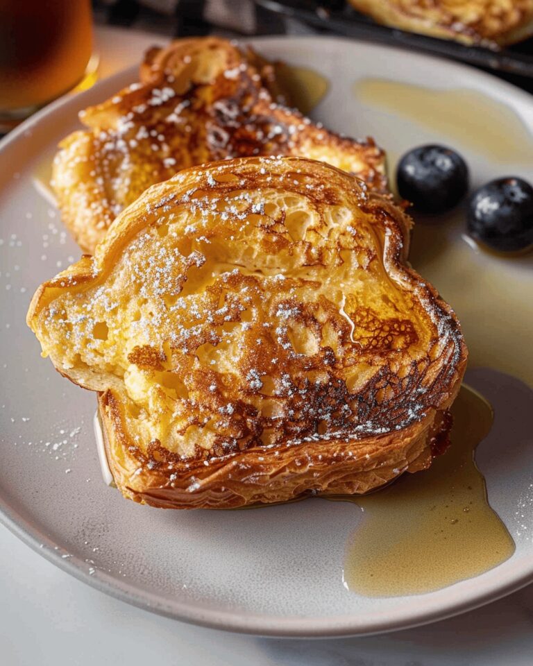 Golden Croissant Toast Recipe