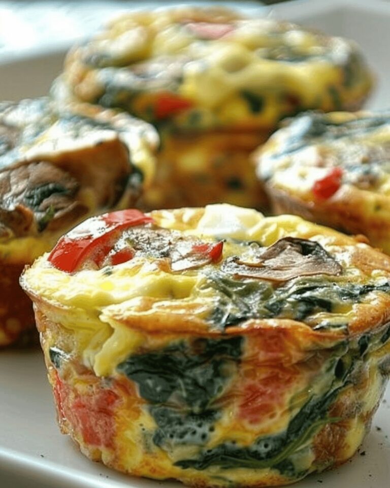 Fluffy Spinach Quiche Muffins Recipe