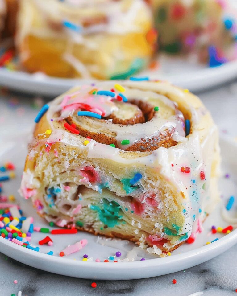 Fluffy Funfetti Cinnamon Rolls Recipe