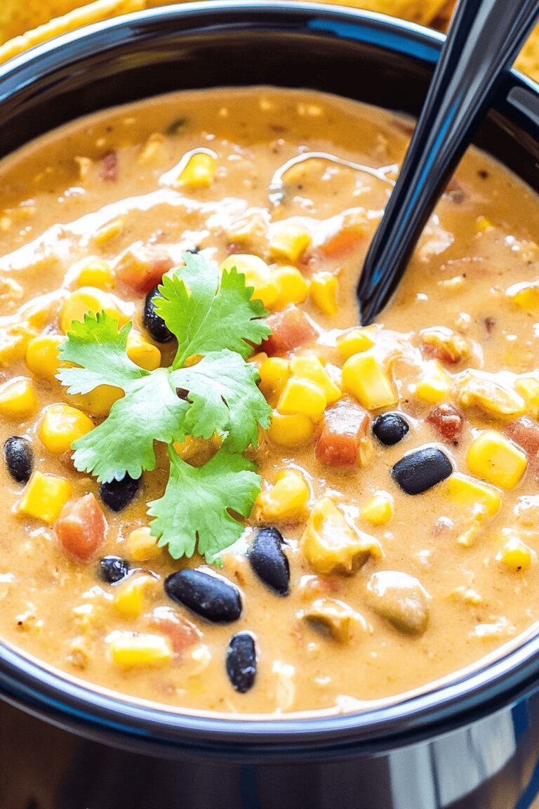 Hearty Slow Cooker Chicken Tortilla Soup Recipe