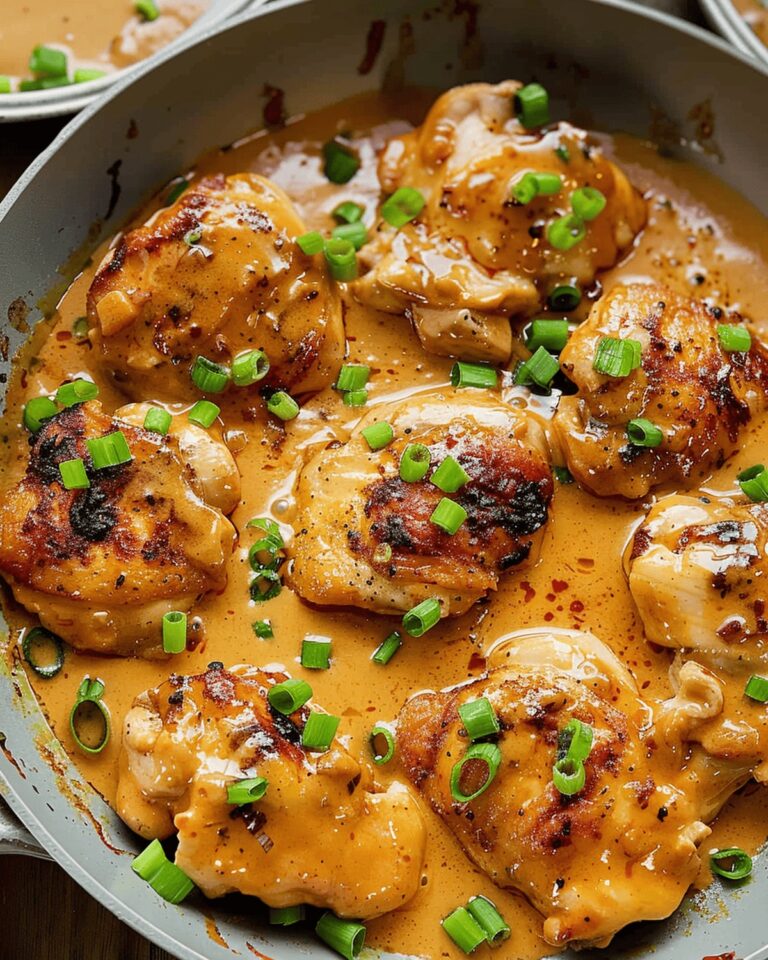Sizzling Skillet Bang Bang Chicken Thighs Recipe