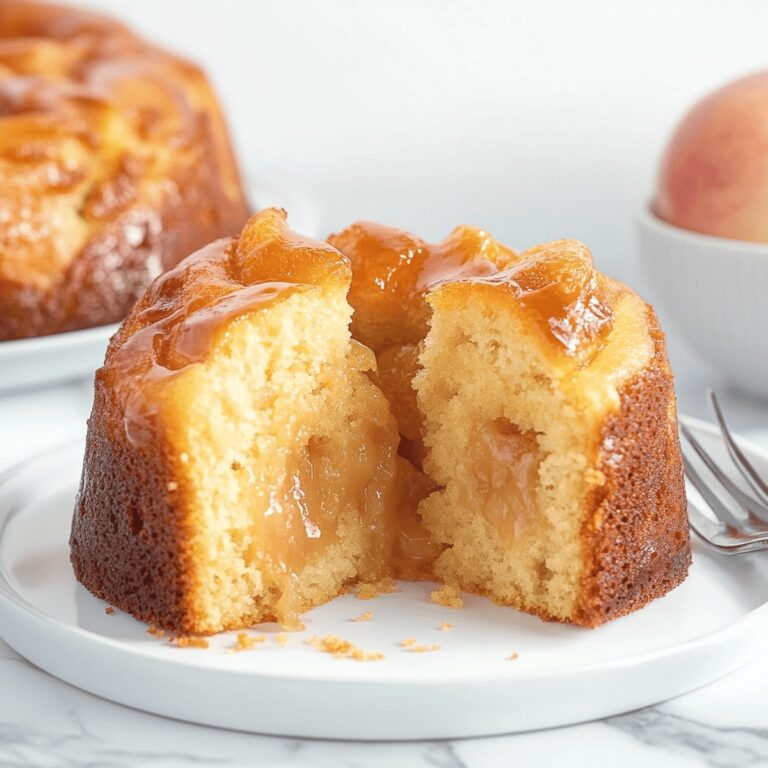 Peach Cobbler Pound Cake Recipe