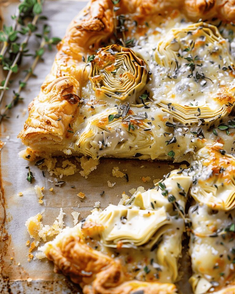 Rustic Artichoke Gouda Tart Recipe