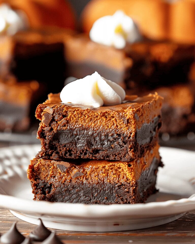 Fudgy Pumpkin Brownies Recipe