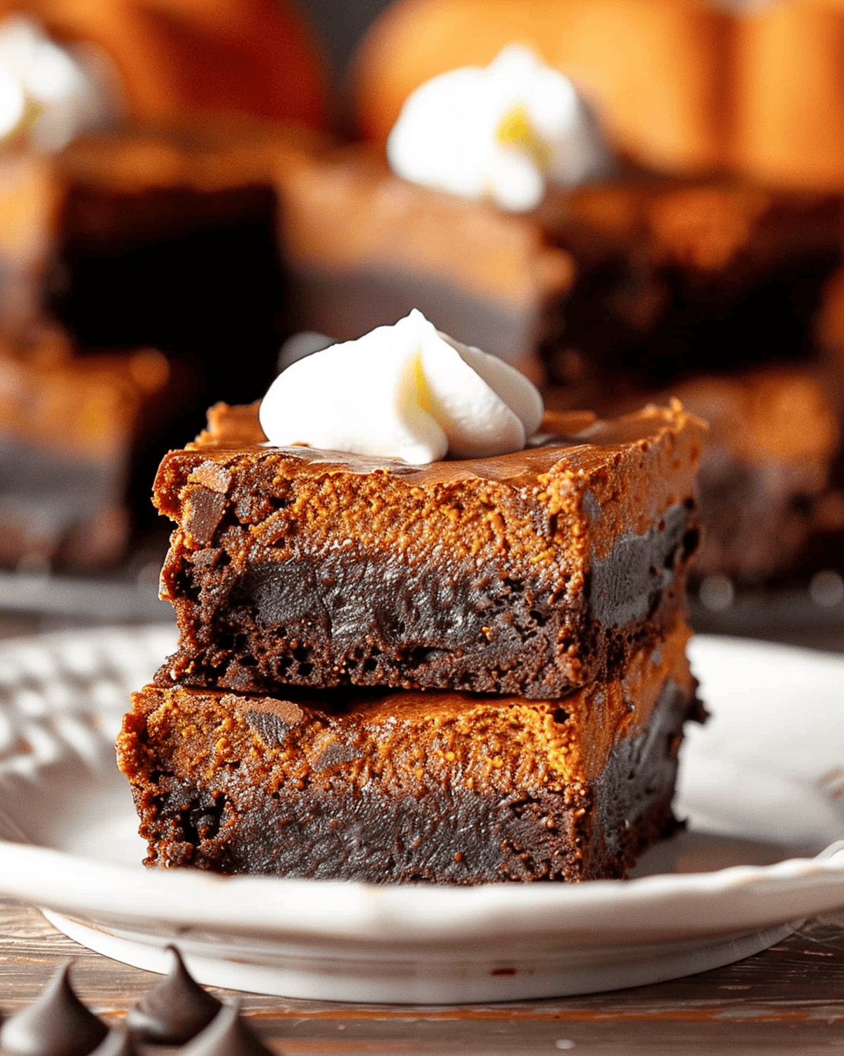 Fudgy Pumpkin Brownies Recipe