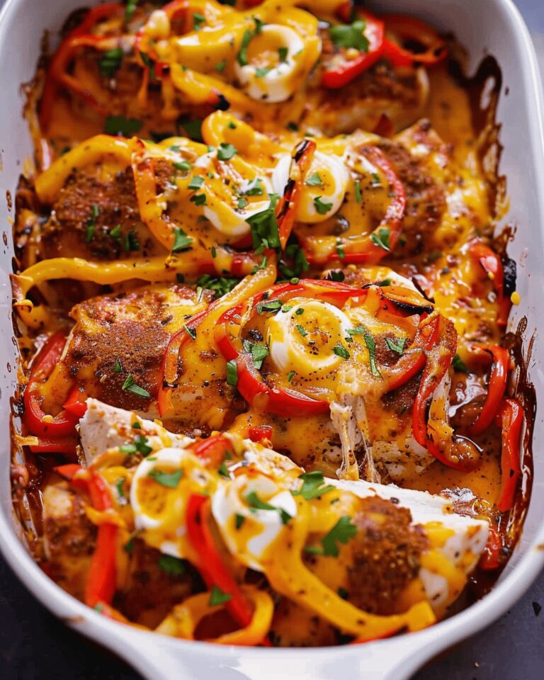 Fiery Cajun Chicken with Bell Peppers Recipe