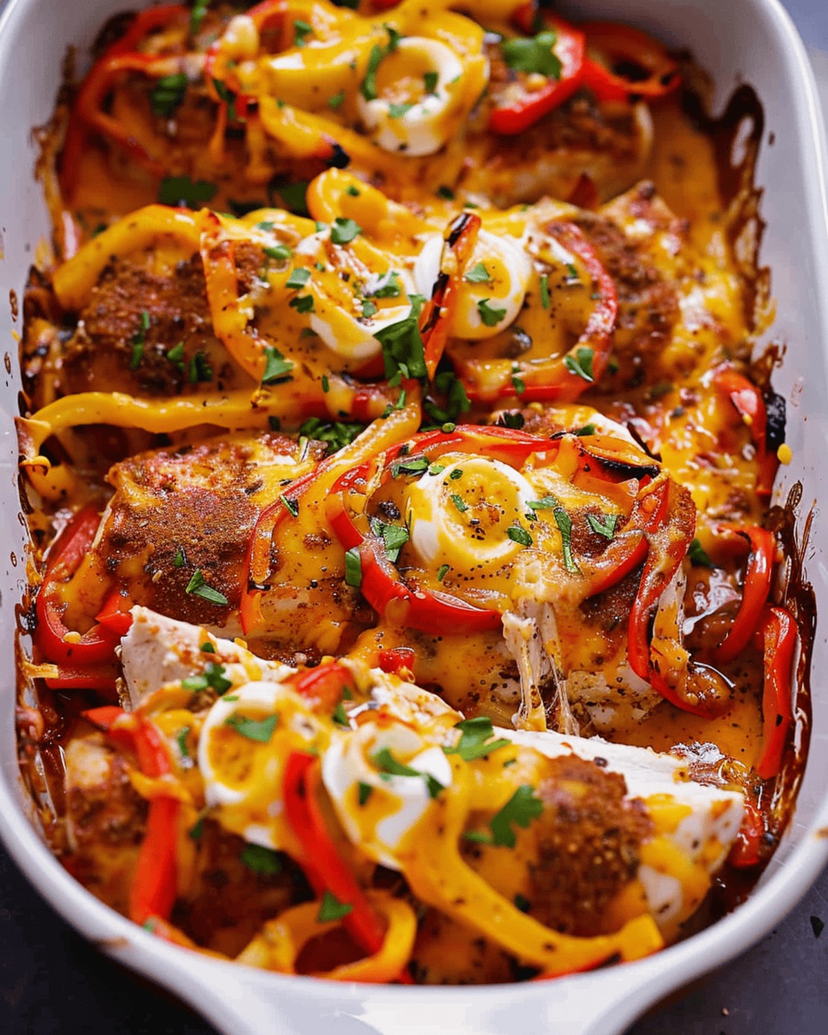 Fiery Cajun Chicken with Bell Peppers Recipe