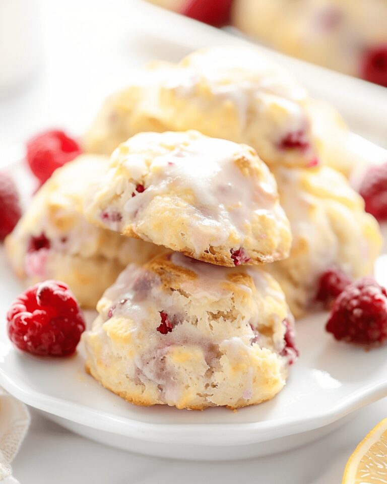 Easy Lemon Raspberry Scones Recipe