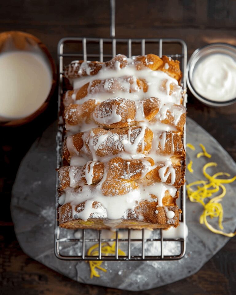 Tangy Lemon Pull-Apart Coffee Cake Recipe