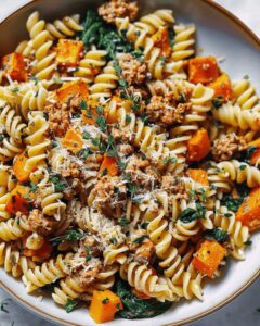 Autumn Harvest Turkey Pasta Recipe