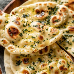 Pillowy Garlic Naan Bread Recipe