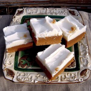 Chewy Gingerbread Bars Recipe