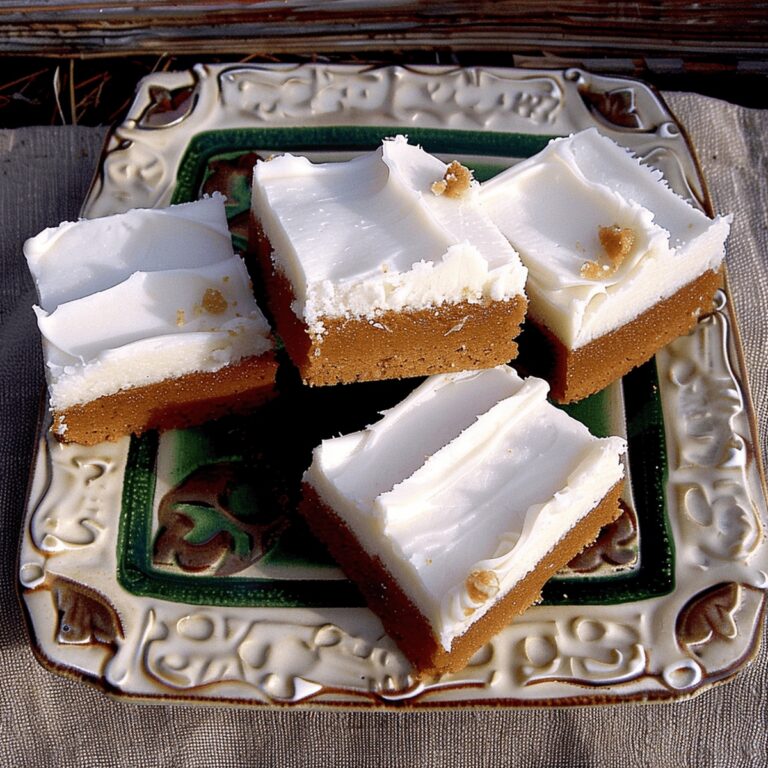Chewy Gingerbread Bars Recipe
