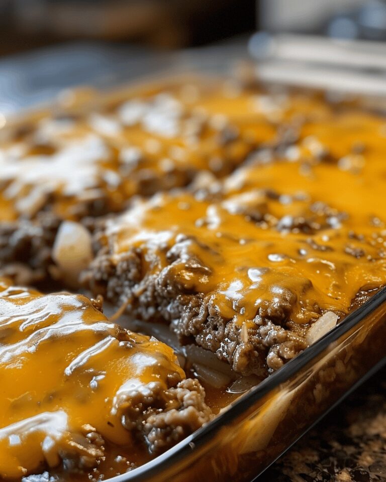 Hearty Amish Hamburger Steak Bake Recipe