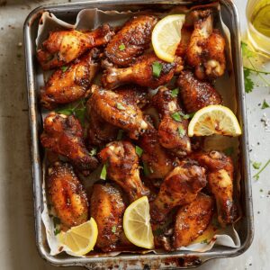 Tasty Savory Baked Chicken Wings Recipe