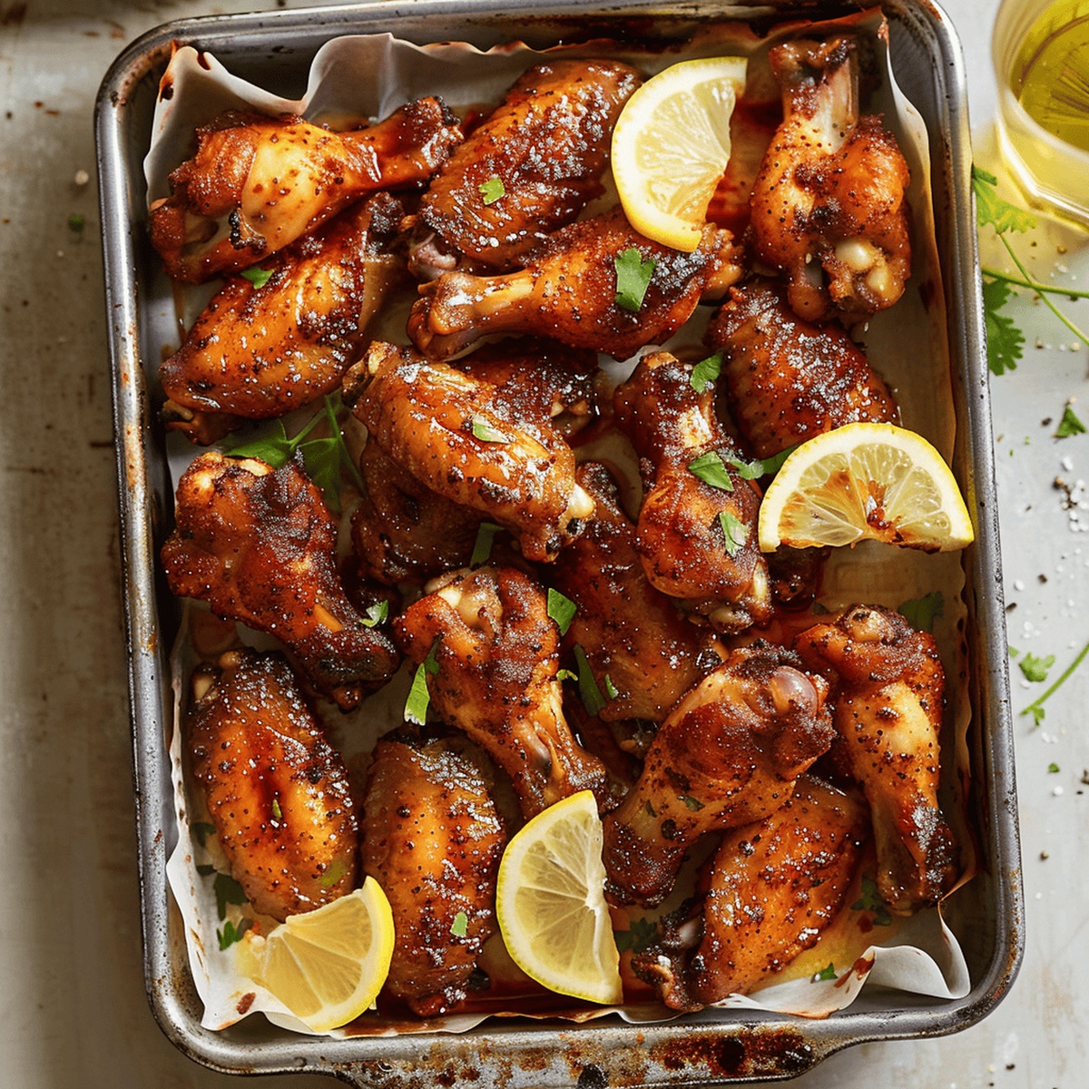 Tasty Savory Baked Chicken Wings Recipe