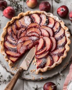 Plum Frangipane Tart Recipe