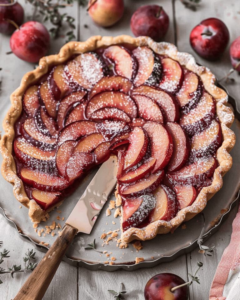 Plum Frangipane Tart Recipe