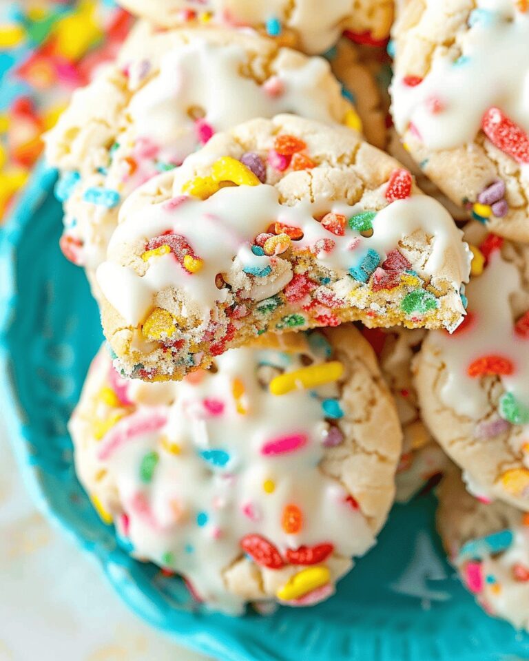 Vibrant Fruity Pebble Sugar Cookies Recipe