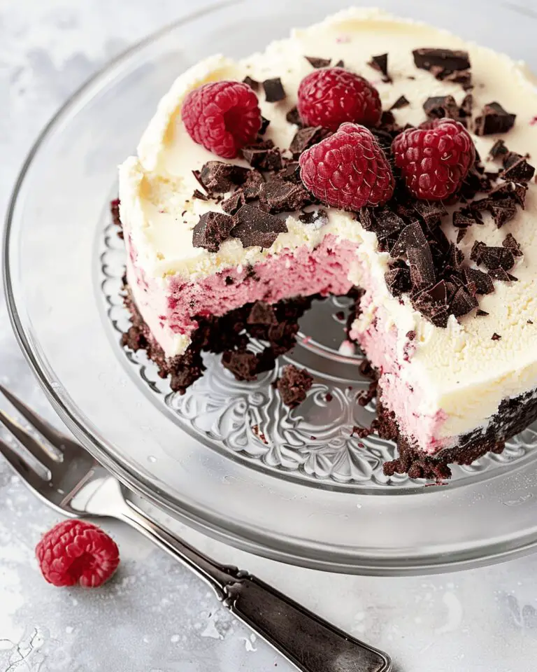 Raspberry & Passion Fruit Semifreddo with Chocolate Crumbs Recipe