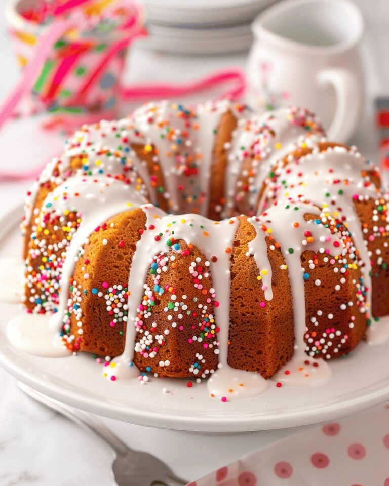 Whimsical Funfetti Bundt Cake Recipe