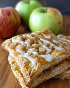 Flaky Cream Cheese Puff Pastry with Apples Recipe