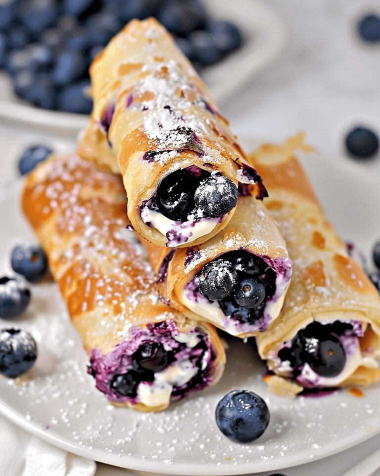 Guilt-Free Keto Blueberry Cream Cheese Roll-Ups Recipe