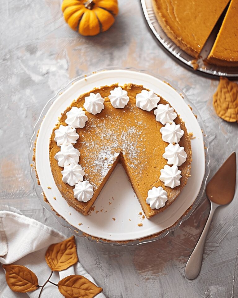 Velvety Pumpkin Pie Cheesecake Recipe