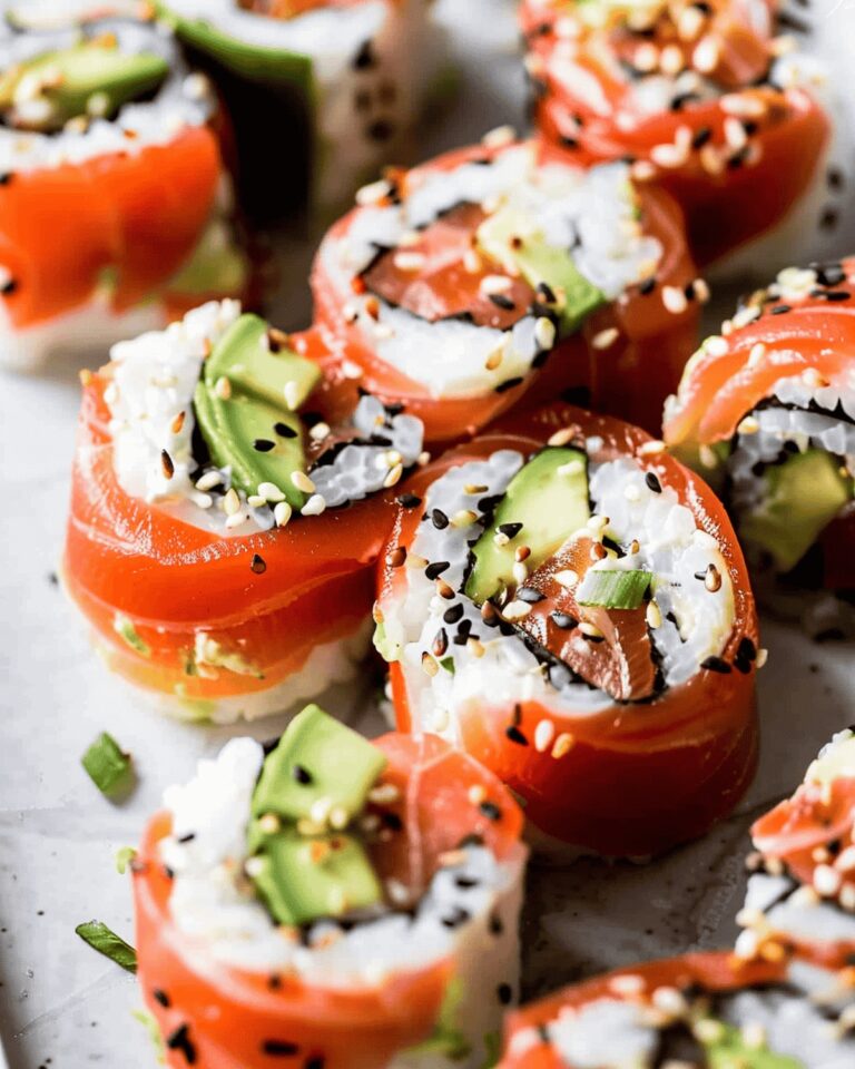 Tzatziki Avocado Salmon Rolls Recipe