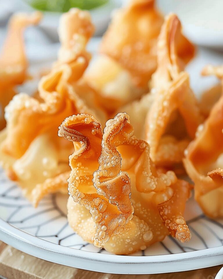 Crispy Chicken Wontons Recipe