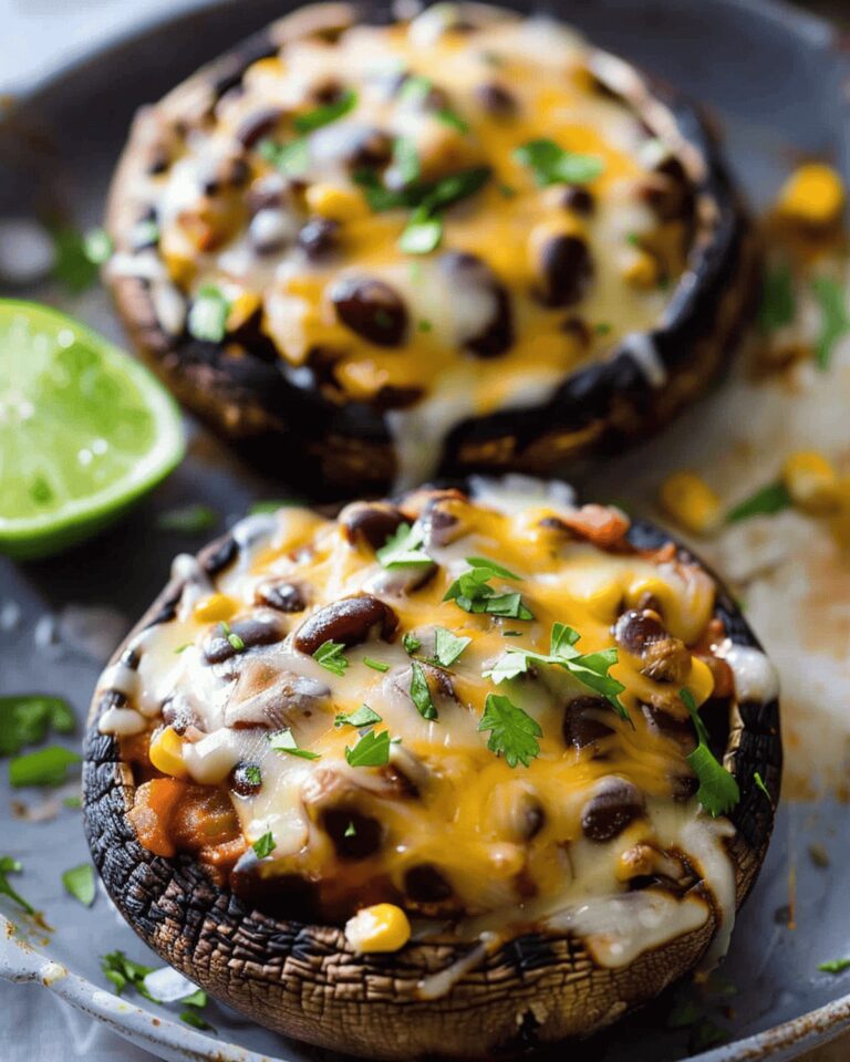 Enchilada-Stuffed Grilled Portobello Mushrooms Recipe