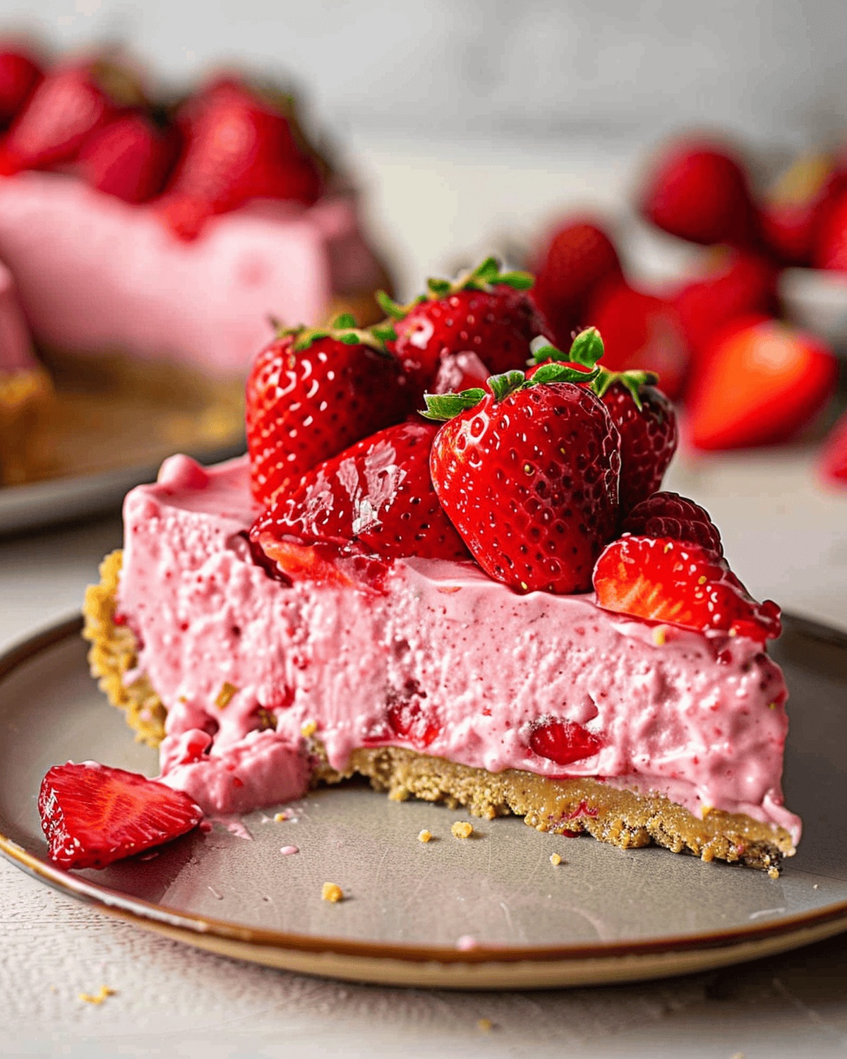 Dreamy Vegan Strawberry Cheesecake Recipe