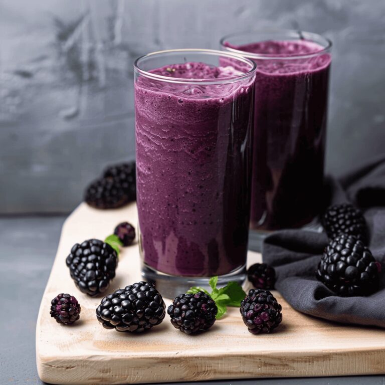 Blackberry Green Smoothie Recipe